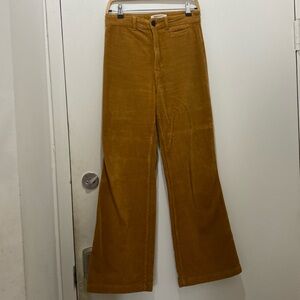 Reformation Jeans Corduroy Camel Trouser Pants